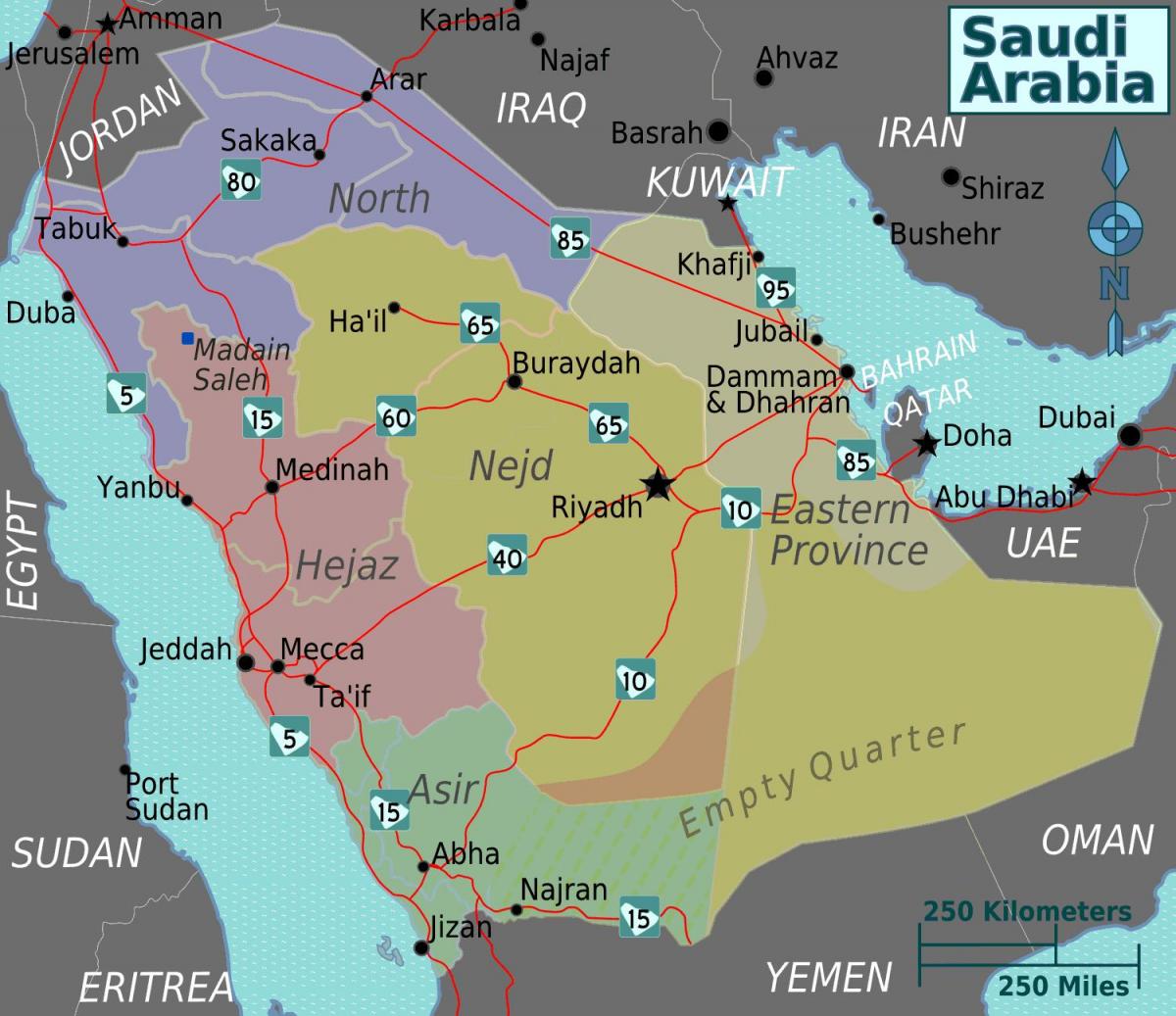 Karta тураиф, Saudijska Arabija