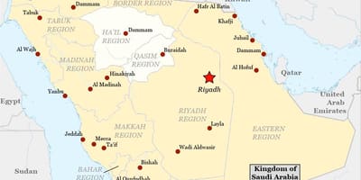 Karta найран Saudijska Arabija