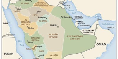 Касим Saudijska Arabija kartica 
