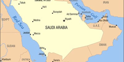 Al-джауф karti u Saudijskoj Arabiji