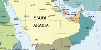 Karta kraljevine Saudijske Arabije 