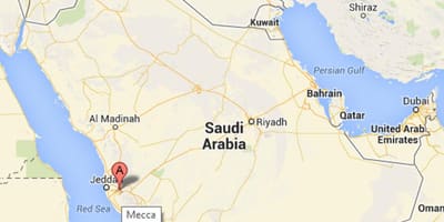 Karta Meka Saudijska Arabija