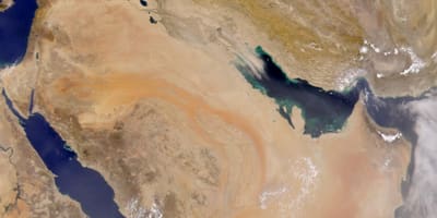Karta satelita Saudijskoj Arabiji 